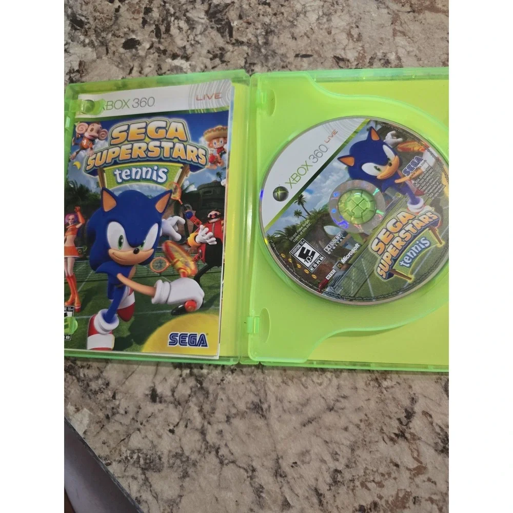 Sega Superstars Tennis & Xbox Live Arcade - Xbox 360 - Complete in Box CIB